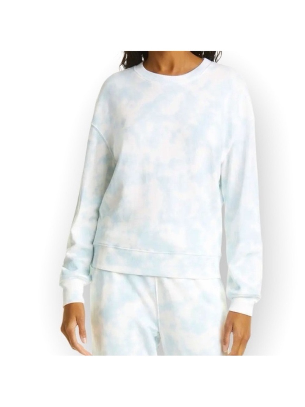 RAILS Ramona Sweatshirt Tie Dye Blue White Top medium